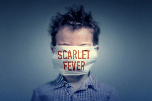 Scarlet fever boy