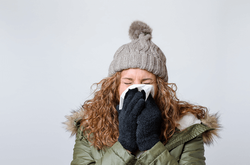 COLD INTOLERANCE sneezing