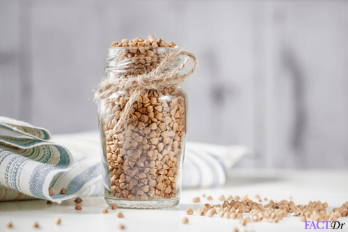 buckwheat in a jar
