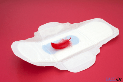 Period sanitary napkin-menstruaion-blood-colors