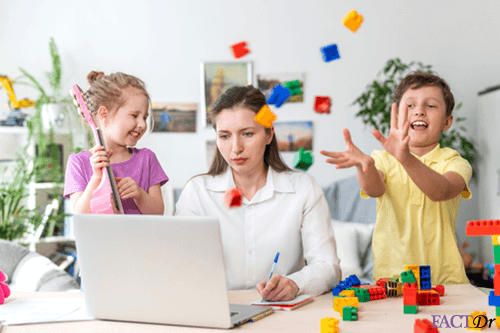 independent children working mom